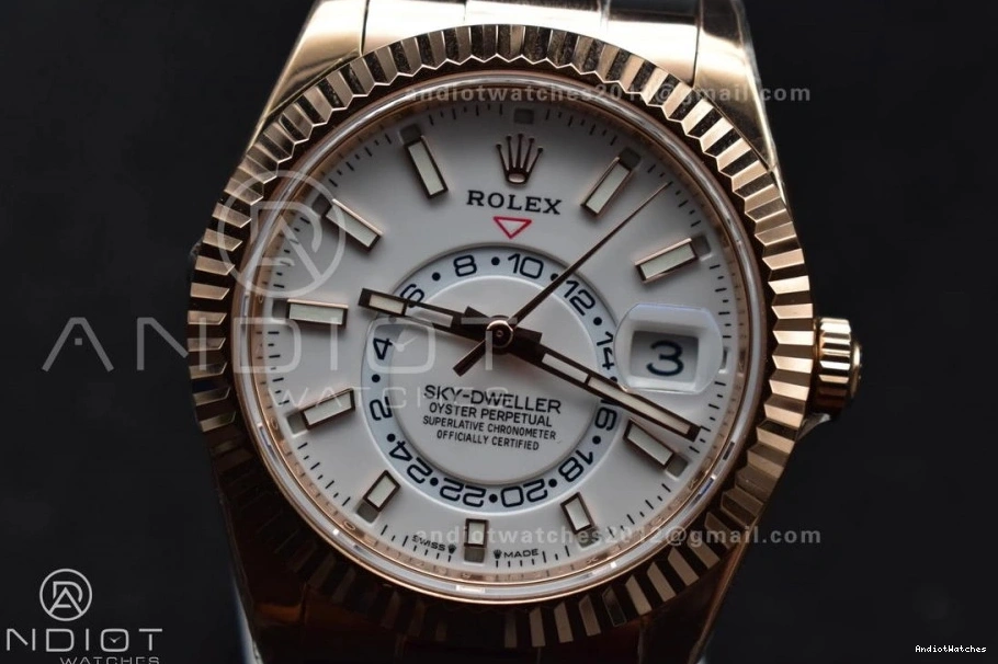 Oyster-flex ZF RG A23J Comfortable 336235 1101 on White (Gain Sky-Dweller Edition Strap 1:1 Weight) Best Dial 0920